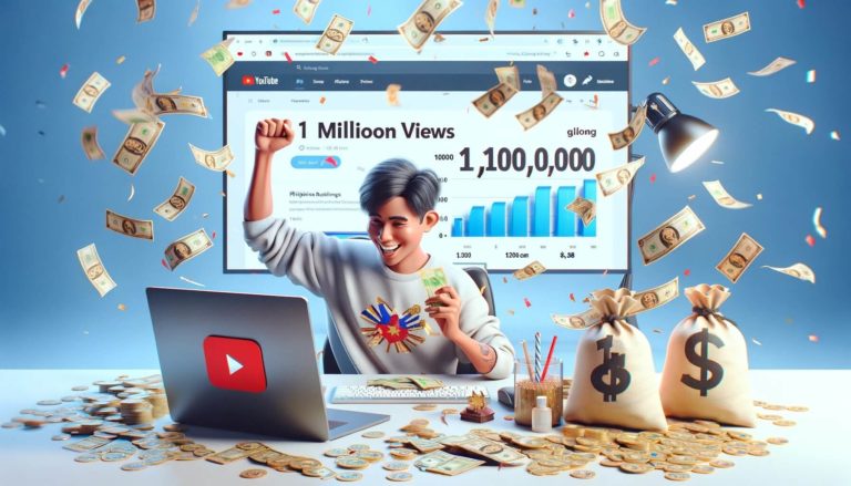 How Much Does YouTube Pay You For 1 Million Views Philippines?